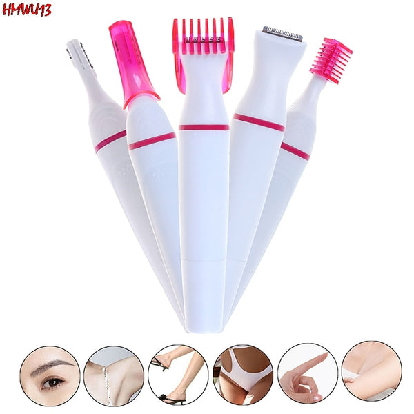 5in1 Hot Sale Waterproof Trimmer Female Wet Dry Shaver Epilator Rechargeable Hair Clipper Skin Care Wholesale