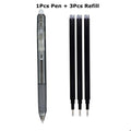 0.7mm Magic Erasable Pen Press Gel Pen Set 8 Colors Erasable Refill Rod Gel Ink Stationery Retractable Pens Washable Handle Rod