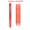 0.7mm Magic Erasable Pen Press Gel Pen Set 8 Colors Erasable Refill Rod Gel Ink Stationery Retractable Pens Washable Handle Rod