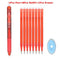0.7mm Magic Erasable Pen Press Gel Pen Set 8 Colors Erasable Refill Rod Gel Ink Stationery Retractable Pens Washable Handle Rod