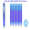 0.7mm Magic Erasable Pen Press Gel Pen Set 8 Colors Erasable Refill Rod Gel Ink Stationery Retractable Pens Washable Handle Rod