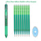 0.7mm Magic Erasable Pen Press Gel Pen Set 8 Colors Erasable Refill Rod Gel Ink Stationery Retractable Pens Washable Handle Rod