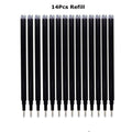 0.7mm Magic Erasable Pen Press Gel Pen Set 8 Colors Erasable Refill Rod Gel Ink Stationery Retractable Pens Washable Handle Rod