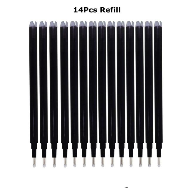 0.7mm Magic Erasable Pen Press Gel Pen Set 8 Colors Erasable Refill Rod Gel Ink Stationery Retractable Pens Washable Handle Rod