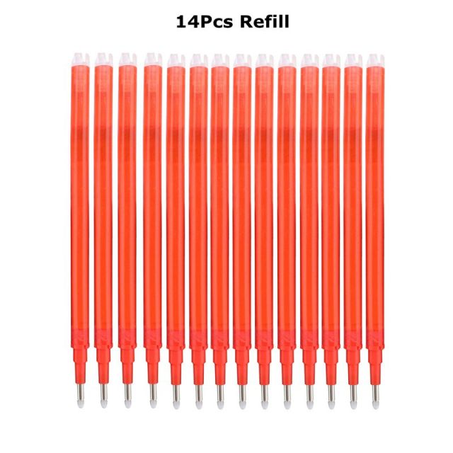 0.7mm Magic Erasable Pen Press Gel Pen Set 8 Colors Erasable Refill Rod Gel Ink Stationery Retractable Pens Washable Handle Rod