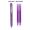 0.7mm Magic Erasable Pen Press Gel Pen Set 8 Colors Erasable Refill Rod Gel Ink Stationery Retractable Pens Washable Handle Rod