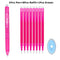 0.7mm Magic Erasable Pen Press Gel Pen Set 8 Colors Erasable Refill Rod Gel Ink Stationery Retractable Pens Washable Handle Rod