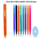 0.7mm Magic Erasable Pen Press Gel Pen Set 8 Colors Erasable Refill Rod Gel Ink Stationery Retractable Pens Washable Handle Rod