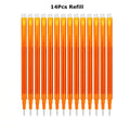 0.7mm Magic Erasable Pen Press Gel Pen Set 8 Colors Erasable Refill Rod Gel Ink Stationery Retractable Pens Washable Handle Rod