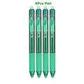 0.7mm Magic Erasable Pen Press Gel Pen Set 8 Colors Erasable Refill Rod Gel Ink Stationery Retractable Pens Washable Handle Rod