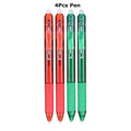 0.7mm Magic Erasable Pen Press Gel Pen Set 8 Colors Erasable Refill Rod Gel Ink Stationery Retractable Pens Washable Handle Rod