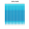 0.7mm Magic Erasable Pen Press Gel Pen Set 8 Colors Erasable Refill Rod Gel Ink Stationery Retractable Pens Washable Handle Rod