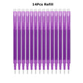 0.7mm Magic Erasable Pen Press Gel Pen Set 8 Colors Erasable Refill Rod Gel Ink Stationery Retractable Pens Washable Handle Rod