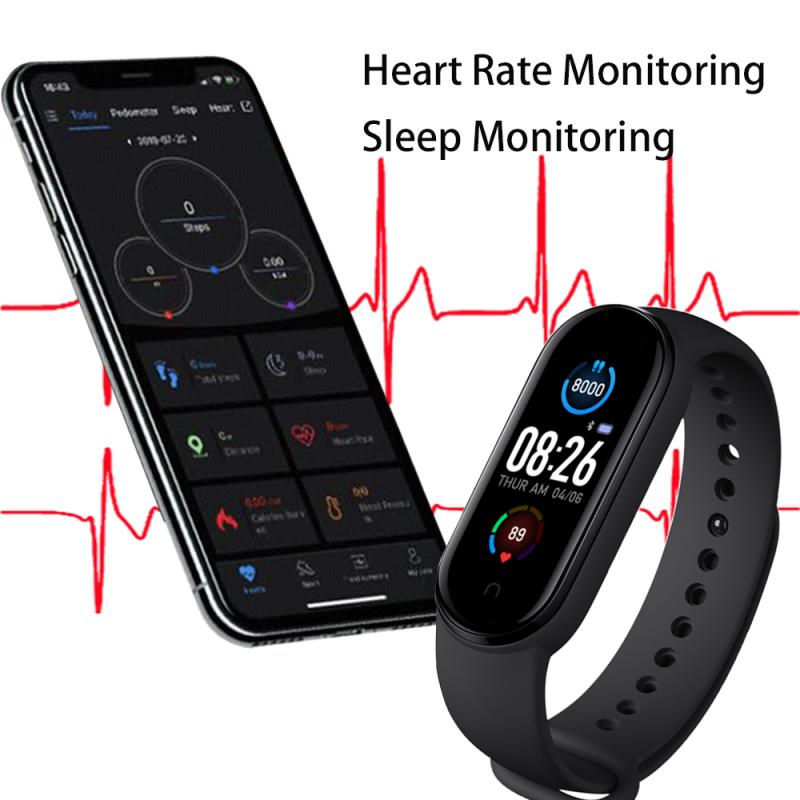2021 Smart Band Waterproof Sport Smart Watch Men Woman Blood Pressure Heart Rate Monitor Fitness Bracelet For Android IOS