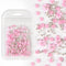 2g/Bag 3D Pink Flower Nail Art Jewelry Mixed Size Steel Ball Nail Supplies For Professional Accessories For DIY Manicure Design