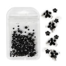 2g/Bag 3D Pink Flower Nail Art Jewelry Mixed Size Steel Ball Nail Supplies For Professional Accessories For DIY Manicure Design