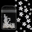 2g/Bag 3D Pink Flower Nail Art Jewelry Mixed Size Steel Ball Nail Supplies For Professional Accessories For DIY Manicure Design
