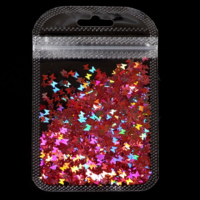 2g/Bag 3D Pink Flower Nail Art Jewelry Mixed Size Steel Ball Nail Supplies For Professional Accessories For DIY Manicure Design