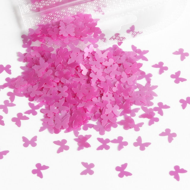 2g/Bag 3D Pink Flower Nail Art Jewelry Mixed Size Steel Ball Nail Supplies For Professional Accessories For DIY Manicure Design