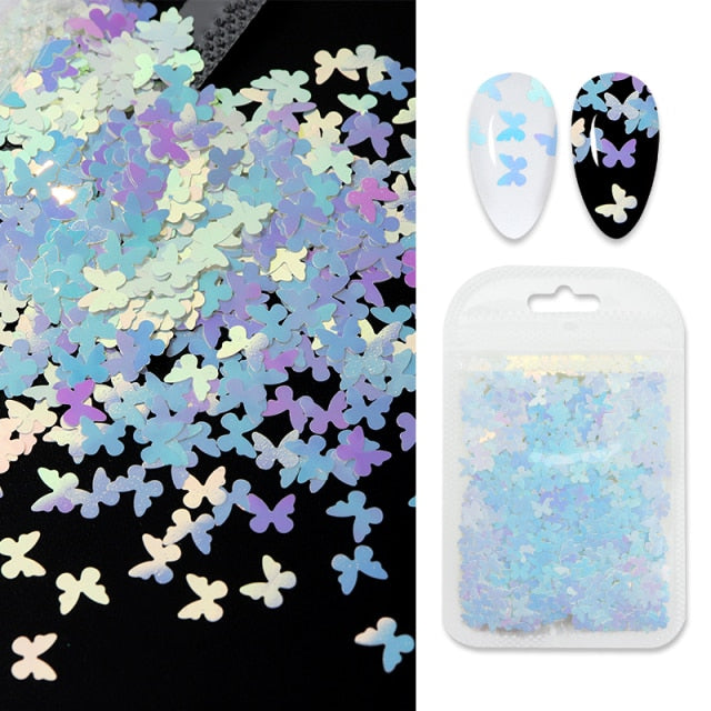 2g/Bag 3D Pink Flower Nail Art Jewelry Mixed Size Steel Ball Nail Supplies For Professional Accessories For DIY Manicure Design