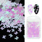 2g/Bag 3D Pink Flower Nail Art Jewelry Mixed Size Steel Ball Nail Supplies For Professional Accessories For DIY Manicure Design