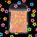 2g/Bag 3D Pink Flower Nail Art Jewelry Mixed Size Steel Ball Nail Supplies For Professional Accessories For DIY Manicure Design