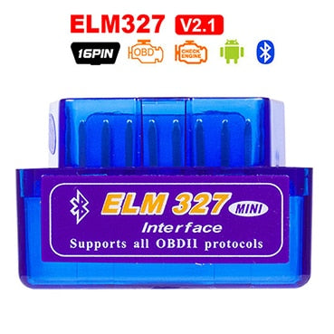 OBD2 Car Diagnostic Tool ELM 327 ELM327 OBDII / OBD2 V2.1 v1.5 Vehicle Diagnostic Scanner Tool Reader Works On Android
