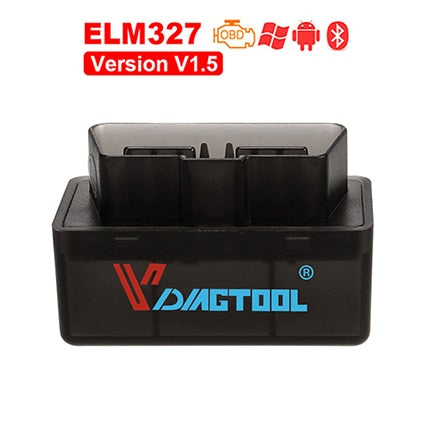 OBD2 Car Diagnostic Tool ELM 327 ELM327 OBDII / OBD2 V2.1 v1.5 Vehicle Diagnostic Scanner Tool Reader Works On Android