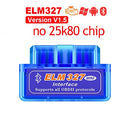 OBD2 Car Diagnostic Tool ELM 327 ELM327 OBDII / OBD2 V2.1 v1.5 Vehicle Diagnostic Scanner Tool Reader Works On Android