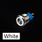 16mm Metal Push Button Switch Ring Lamp Power Symbol Buttons Waterproof  LED Light Self-lock Self-reset  1NO1NC