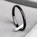 High quality 4mm Wholesale Simple Ring Fashion Rose Gold Ring Men's and Women's Exclusive Couple Wedding Ring