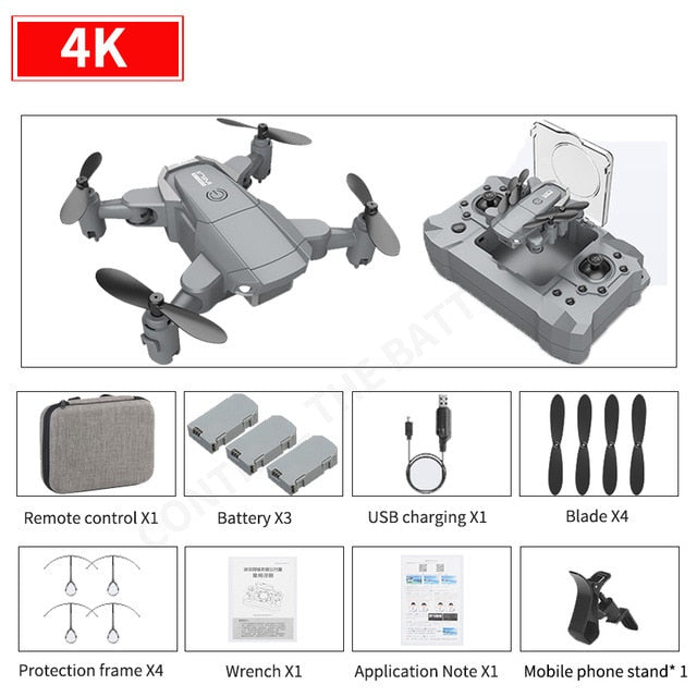 New mini KY905 drone 4K HD camera, GPS WIFI FPV vision foldable rc quadcopter professional drone