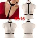 JLX.HARNESS Pentagram Bondage Body Harness Lingerie Goth Crop Tops Cage  Lingerie Harness Belt Harness Bra Rave Wear for Women