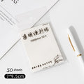 50 Sheets/Set Waterproof PET Transparent Memo Sticky Note Paper Daily To Do It Memo Pad School Office Supplies