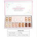 12 vials Korean Cosmetic Dermawhite BB Cream Glow Beginner Starter Kit Stayve Liquid Foundation For Skin Whitening Brightening