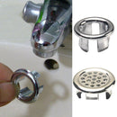 Bath Sink Round Ring Overflow Cover Spare Sink Basin Cap Plastic Tidy Trim Bathroom Ceramic Basin ceramic pots overflow ring