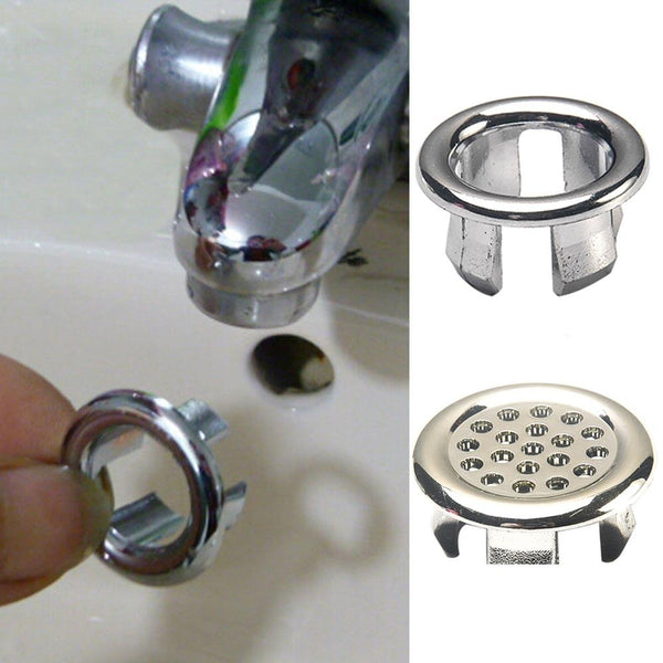Bath Sink Round Ring Overflow Cover Spare Sink Basin Cap Plastic Tidy Trim Bathroom Ceramic Basin ceramic pots overflow ring