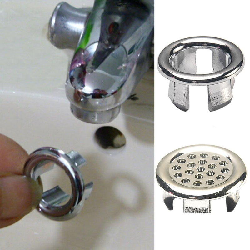 Bath Sink Round Ring Overflow Cover Spare Sink Basin Cap Plastic Tidy Trim Bathroom Ceramic Basin ceramic pots overflow ring