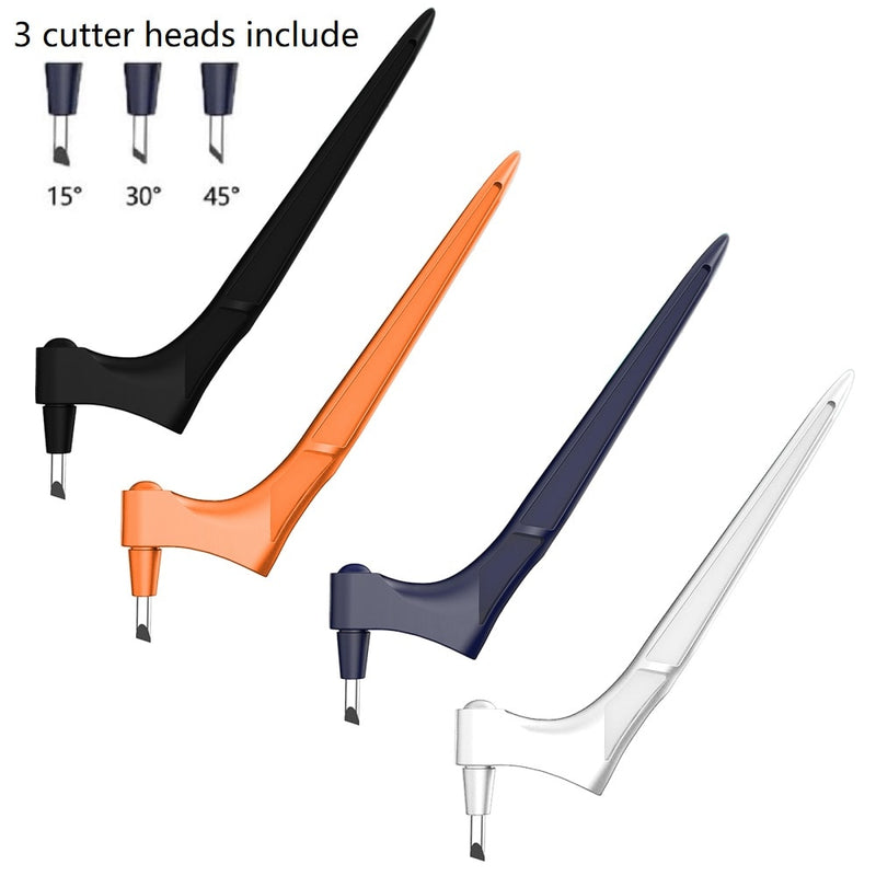 Craft Cutting Tools 360°Rotary Paper Jam Pattern Carving Knife Leather Fabric Fruit Sculpture Engraving Cutter Utility Knife