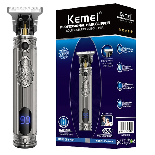 Kemei  Professional MenTrimmer Beard Electric Clipper Barbe Hair Cutting Machine Revised to Outliner Trimmer Hair Clippers Men