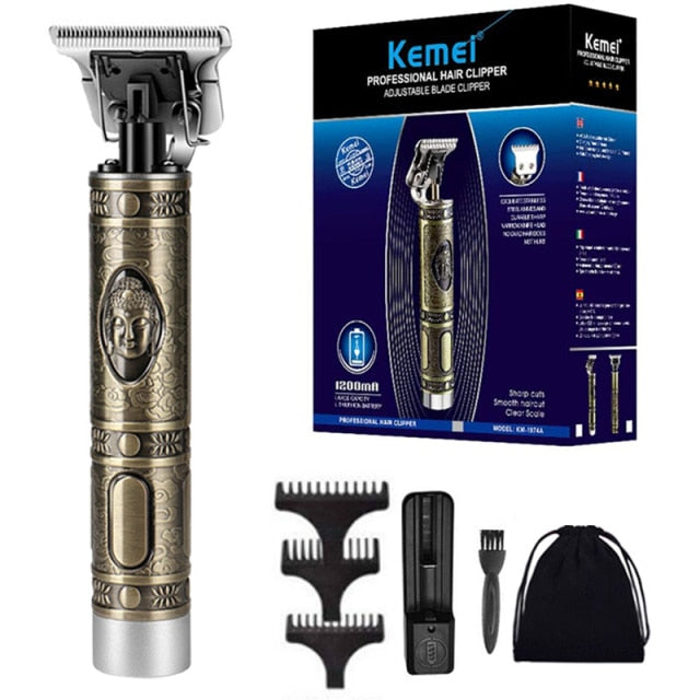Kemei  Professional MenTrimmer Beard Electric Clipper Barbe Hair Cutting Machine Revised to Outliner Trimmer Hair Clippers Men