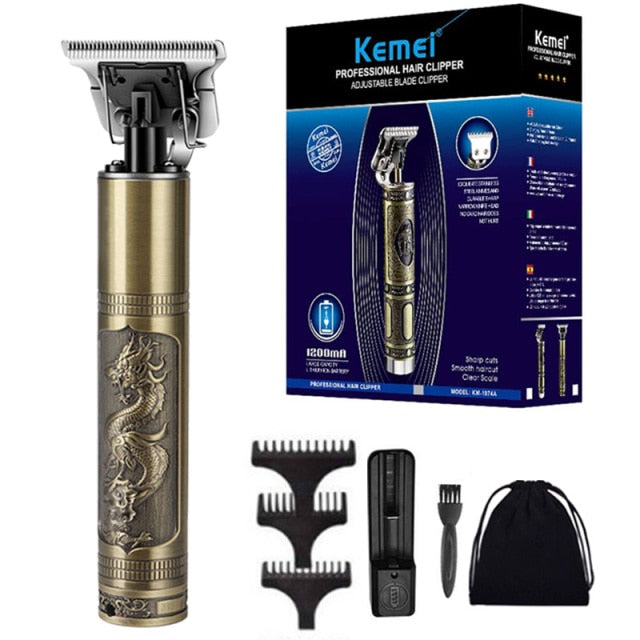 Kemei  Professional MenTrimmer Beard Electric Clipper Barbe Hair Cutting Machine Revised to Outliner Trimmer Hair Clippers Men