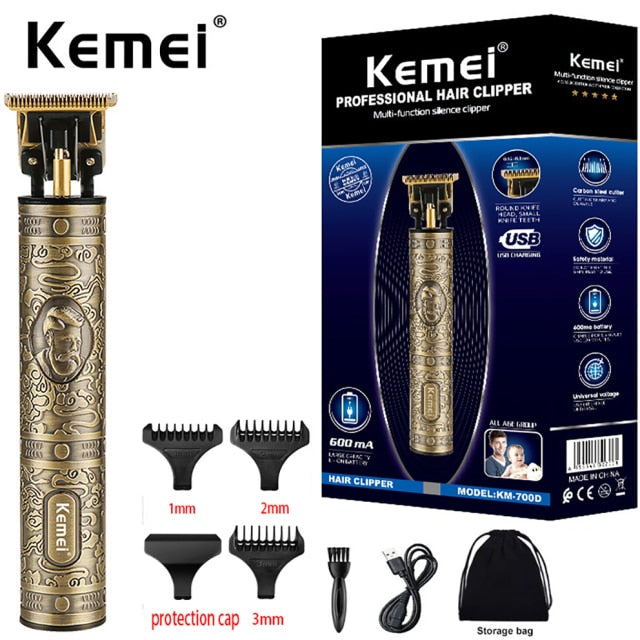 Kemei  Professional MenTrimmer Beard Electric Clipper Barbe Hair Cutting Machine Revised to Outliner Trimmer Hair Clippers Men