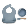 1Set Baby Bowl&Bib Personalized Name Baby Dishes Non-Slip Crockery Silicone Baby Feeding Bowl Tableware BPA Free for Baby Plate
