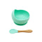 1Set Baby Bowl&Bib Personalized Name Baby Dishes Non-Slip Crockery Silicone Baby Feeding Bowl Tableware BPA Free for Baby Plate