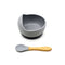 1Set Baby Bowl&Bib Personalized Name Baby Dishes Non-Slip Crockery Silicone Baby Feeding Bowl Tableware BPA Free for Baby Plate