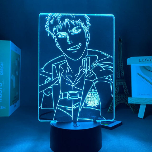Anime Light Attack on Titan 4 Eren Yeager Home Decor USB Light Decoration Bedroom Motion Sensor Light led lamp Led Light Fixture