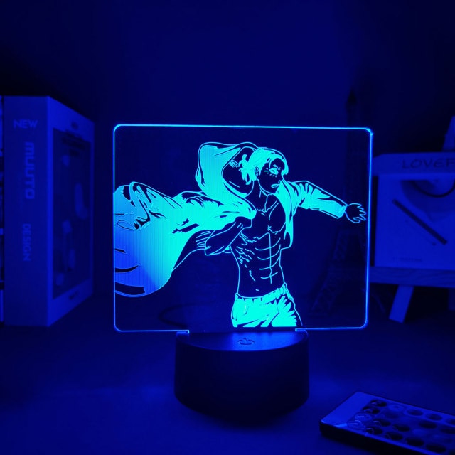 Anime Light Attack on Titan 4 Eren Yeager Home Decor USB Light Decoration Bedroom Motion Sensor Light led lamp Led Light Fixture