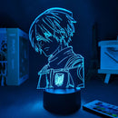 Anime Light Attack on Titan 4 Eren Yeager Home Decor USB Light Decoration Bedroom Motion Sensor Light led lamp Led Light Fixture