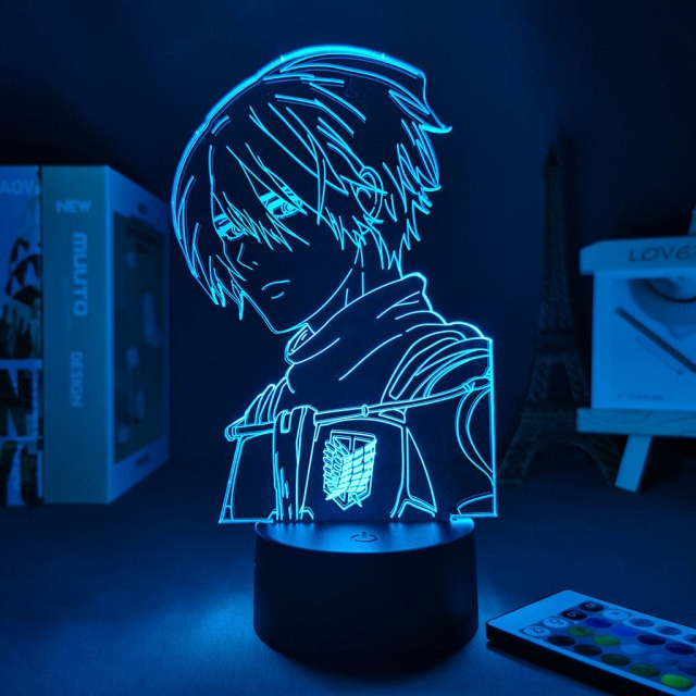 Anime Light Attack on Titan 4 Eren Yeager Home Decor USB Light Decoration Bedroom Motion Sensor Light led lamp Led Light Fixture